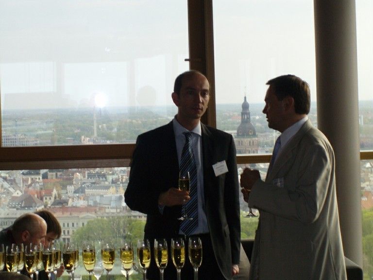 Welcome reception at "Sky bar"