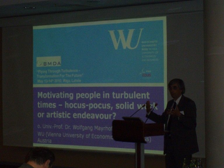 Prof. Wolfgang Mayrhofer, professor at WU Wirtschaftsuniversitat Wien, Austria