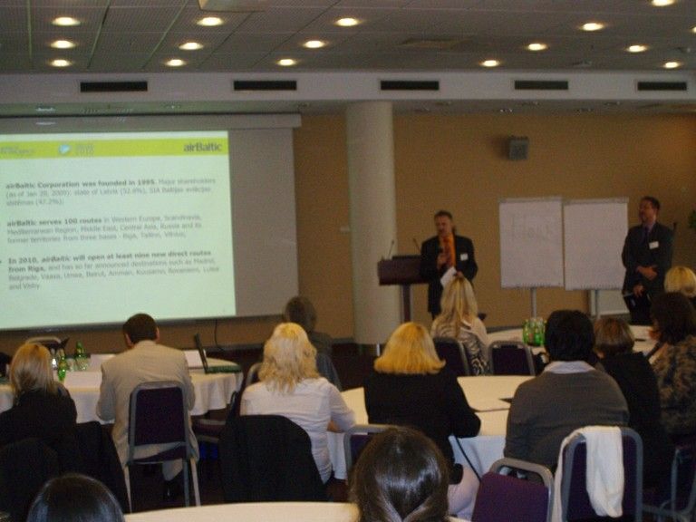 Presenting outcomes from Group visits to the companies