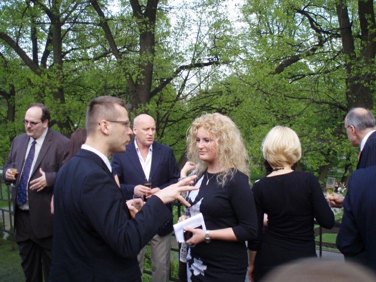 Gala dinner at restaurant " Vernisaža"