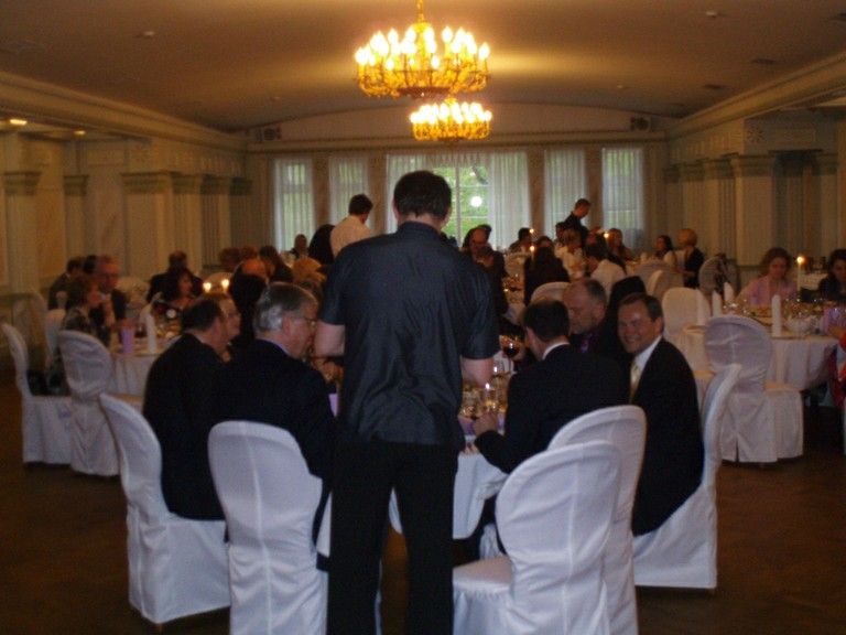 Gala dinner at restaurant " Vernisaža"