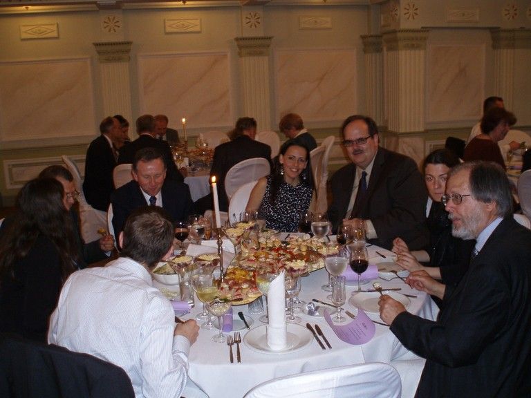 Gala dinner at restaurant "Vernisaža"